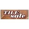 Signmission TILE SALE BANNER SIGN ceramic flooring floor signs installation installed B-72 Tile Sale - alternate 1